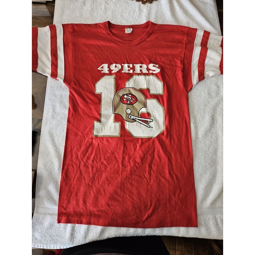 Vintage 80s Champion San Francisco 49ers NFL 16 Football T-Shirt‎ Single Stitch